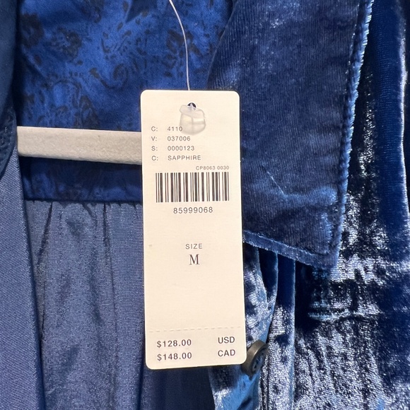 NWT - Pilcro Hadley Relaxed Button-down Velvet Edition - Picture 3 of 11